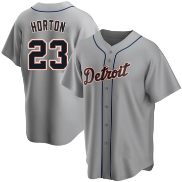 Horton #23 Detroit Tigers Men's Nike Road Replica Jersey by Vintage Detroit Collection