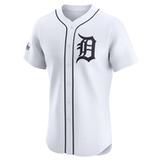 White Elite Will Vest Men's Detroit Tigers Home Patch Jersey